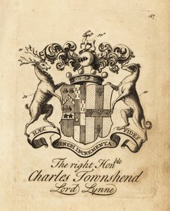 Herb Prawego Honoru Charles Townshend, Lord Lynne, 3. wicehrabia Townshend autorstwa Andrew Johnston