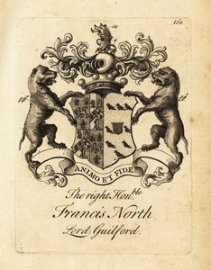 Herb Wielmożnego Franciszka Północy, Lord Guilford, 2. Baron Guilford autorstwa Andrew Johnston