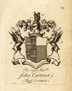Herb Prawego Honoru John Carteret, Lord Carteret, 2. hrabia Granville, 7. seigneur of Sark