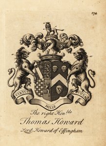 Herb Honorowego Thomasa Howarda, 2. hrabia Effingham, Lord Howard of Effingham autorstwa Andrew Johnston