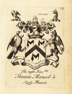 Herb szanownego Thomasa Mansela, Lorda Mansel