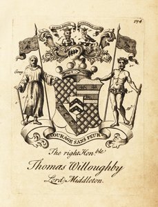 Herb szanownego Thomasa Willoughby, Lorda Middleton autorstwa Andrew Johnston