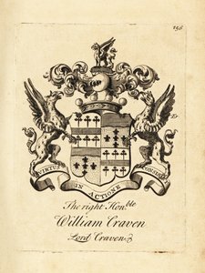 Herb Wielmożnego Williama Craven, Lord Craven, 3. Baron Craven (1700-1739) autorstwa Andrew Johnston
