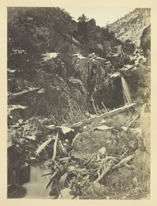 City Creek Canon, góry Wasatch, dolina słonego jeziora autorstwa Andrew Joseph Russell