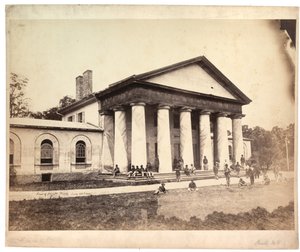 Front Arlington House, 28 czerwca 1864 (zdjęcie w sepii)