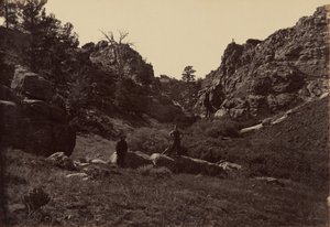 Płyta 10. Diabelska brama, Dale Creek Canon, 1869 r. (zdjęcie) autorstwa Andrew Joseph Russell