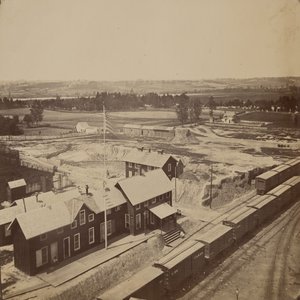 Teren kolejowy, Alexandria, Wirginia autorstwa Andrew Joseph Russell