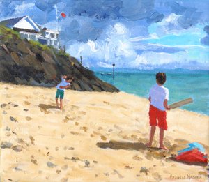 Kręgle i mrugnięcia, Abersoch, 2015, autorstwa Andrew Macara