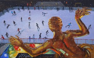 Prometheus, Lodowisko Rockefellera, Nowy Jork. 2018 autorstwa Andrew Macara