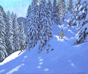 Narciarstwo francuskie, Morzine, 2020 autorstwa Andrew Macara