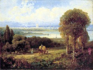 Waszyngton w oddali (olej na płótnie) autorstwa Andrew Melrose