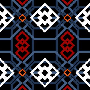 Andaluzyjski geometryczny, 2018, cyfrowy