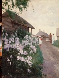 Wiejski dom w Finlandii - Obraz Andrieja Nikołajewicza Shildera (1861-1919), olej na płótnie - Sztuka rosyjska autorstwa Andrey Nikolayevich Shilder