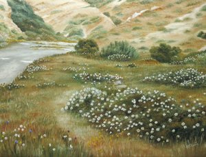 Dzikie kwiaty w River Bend autorstwa Angeles M. Pomata
