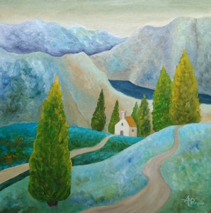 Kościół Serene Valley autorstwa Angeles M. Pomata