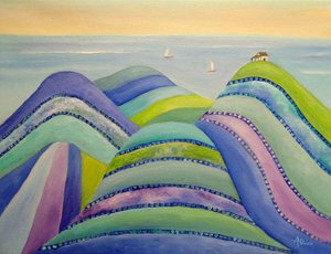 Fantazyjne Ocean Hills autorstwa Angeles M. Pomata