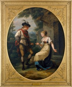 Gualtherius i Gryzelda (olej na płótnie) autorstwa Angelica Kauffman