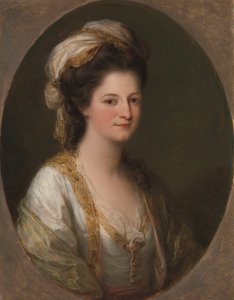 Portret kobiety, tradycyjnie określanej jako Lady Hervey autorstwa Angelica Kauffmann