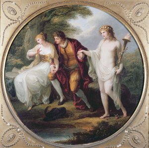 Abelard przedstawia błonę dziewiczą Heloise autorstwa Angelica Kauffmann