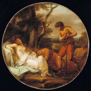 Cymon i Ifigenia, c. 1780 autorstwa Angelica Kauffmann