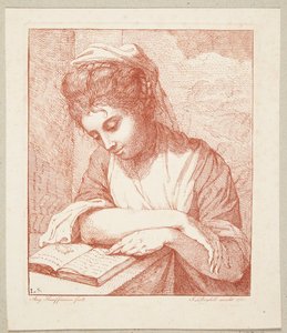 Dziewczyna czytająca autorstwa Angelica Kauffmann