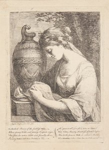 Kobieta przy urnie autorstwa Angelica Kauffmann