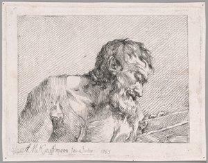 Old Man Reading autorstwa Angelica Kauffmann