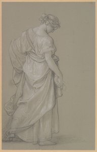 Studium stojącej kobiety autorstwa Angelica Kauffmann