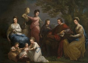 Rodzina hrabiego Gowera autorstwa Angelica Kauffmann