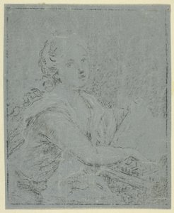Kobieta w Spinet autorstwa Angelica Kauffmann