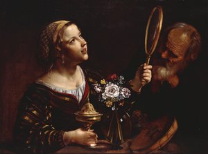 Alegoria zmysłów, autorstwa Angelo Caroselli