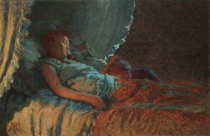 Alba Serena Położniczy, 1889-1890. autorstwa Angelo Morbelli