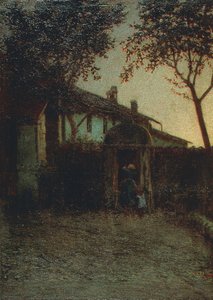 Świt, autorstwa Angelo Morbelli autorstwa Angelo Morbelli
