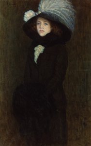 Portret młodej damy (olej na płótnie) autorstwa Angelo Torchi