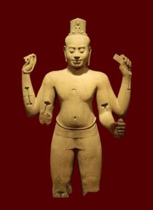 Bodhisattwa Lokesvara / Khmer Art autorstwa Angkor Thom