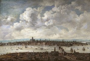 Widok na Londyn z Southwark autorstwa Anglo-Dutch School