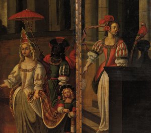 Poczwórny ekran dwustronny, ok. 1700