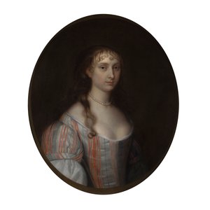 Portret młodej damy (olej na płótnie)