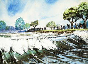 Słynne rzeki - Severn: The Severn Bore autorstwa Angus McBride