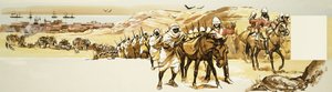 Generał Napier prowadzi armię do Etiopii autorstwa Angus McBride