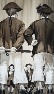 Press Gang (gwasz na papierze) autorstwa Angus McBride