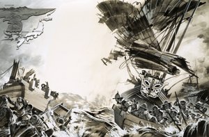 Skazana na zagładę armada Kubilaj-chana autorstwa Angus McBride