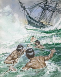 Heroizm maoryskiej kobiety autorstwa Angus McBride
