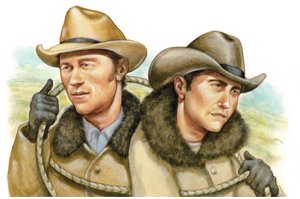 Brokeback Mountain, 2005 (akryl na płycie ilustracyjnej)