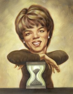 Oprah Winfrey, 2010 (akryl na płycie ilustracyjnej) autorstwa Anita Kunz