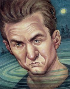 Sean Penn, 2003 (akryl na płycie ilustracyjnej)