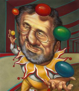 Steven Spielberg, 2000 (akryl na płycie ilustracyjnej)