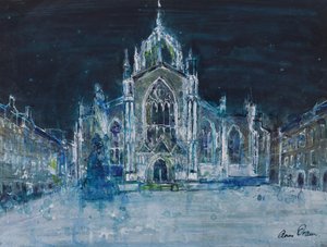 St Giles w nocy autorstwa Ann Oram