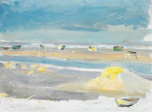 Łodzie na plaży, Skagen.