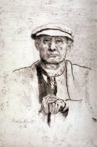 „Stary człowiek w kaszkiecie”, 1916.